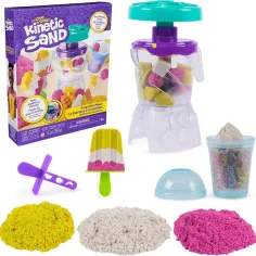 Kinetický piesok: Mixér na smoothie 396g s pieskovou hmotou - Spin Master