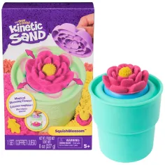 Kinetický piesok: Squish Blossom čarovný kvet piesková hmota set – Spin Master