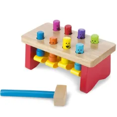 Hrací stôl drevený rozvojový - Melissa & Doug obrázok 3