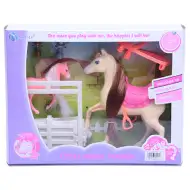 Kone so stajňou a sedlom, hracia sada