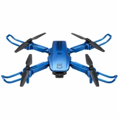 KOO: Kotaro 079 modrý skladací diaľkovo ovládaný dron s dvojitou kamerou a LED osvetlením obrázok 2