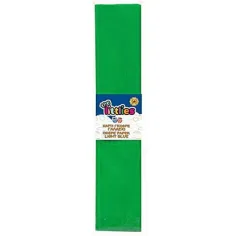 Krepový papier zelená farba 50x200cm