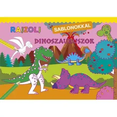 Kresli s šablónami - Dinosaurové omaľovánky