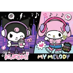 Kuromi a My Melody mestský rytmus 160-dielne puzzle - Trefl obrázok 2