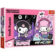 Kuromi a My Melody mestský rytmus 160-dielne puzzle - Trefl