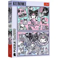 Kuromi magické dobrodružstvá 2x200 dielikov puzzle - Trefl