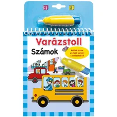 Kúzelný perá - Čísla omaľovánka