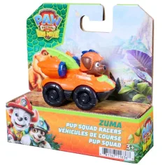 Labková patrola: Dino Movie Zuma mini pretekárske autíčko 6,4 cm - Spin Master