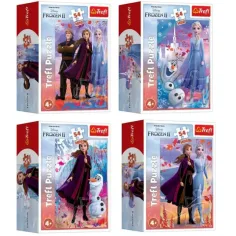 Ľadové kráľovstvo 2: Anna a Elsa 54ks mini puzzle 1ks - Trefl