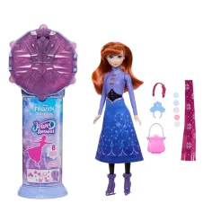 Ľadové kráľovstvo - Ľadový kryštál prekvapenie - Anna Ľadové kráľovstvo 2 v oblečení - Mattel obrázok 6