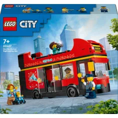 LEGO® City: Červený poschodový turistický autobus (60407)