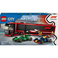 LEGO® City: F1®-ový kamión, RB20 a AMR24 F1®-ové autá (60445)