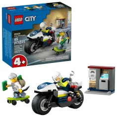 LEGO® City: Naháňačka s policajným motocyklom (60455)