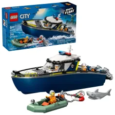 LEGO® City: Naháňačka s policajnou loďou (60456)