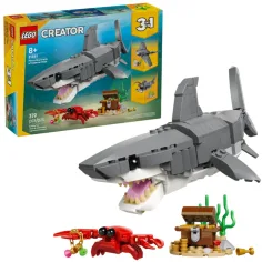 LEGO® Creator: Nebezpečný žralok s truhlicou s pokladom (31381)