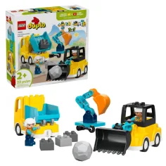 LEGO® DUPLO®: 3 v 1 stavebné stroje (10475)