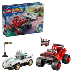 LEGO® Sonic the Hedgehog™: Silver auto Knuckles monster trucku proti (77118)