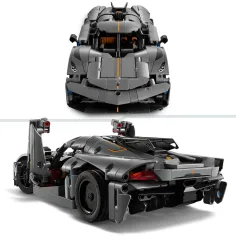 LEGO® Technic: Koenigsegg Jesko Absolut šedé hyperauto (42173) obrázok 2