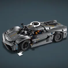 LEGO® Technic: Koenigsegg Jesko Absolut šedé hyperauto (42173) obrázok 6