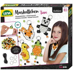 LENA: DIY kľúčový reťazec tvorca zvierat perlový súprava