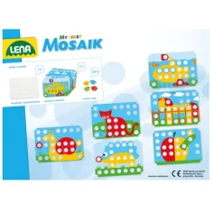 LENA: Mosaik Prvý Pötyi kreatív set 7 vzormi 32mm 36ks obrázok 2