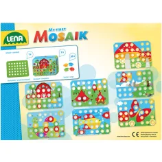 LENA: Mosaik Prvý bodkovaný herný set - Príroda obrázok 3