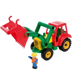 LENA: Traktor s čelným nakladačom a figúrkou 35 cm obrázok 2