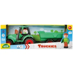 LENA: Truckies traktor s prívesom a figúrkou 36 cm obrázok 2