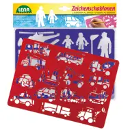 LENA: Vozidlá a ľudia kresliaca šablóna