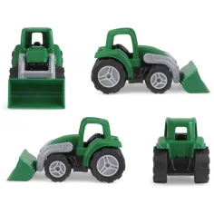 LENA: Workies pracovné stroje - Traktor s nakladačom 12cm-es obrázok 2