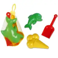 Lopatka s formičkami set do piesku - D-Toys