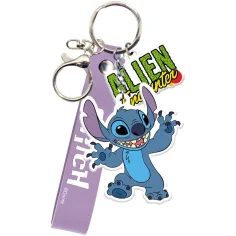 Luna: Disney Stitch kľúčenka s karabínou a figúrkovou dekoráciou