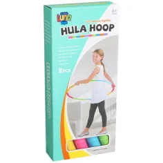 Luna: Dúhový 8-dielny skladací hula hoop 83cm obrázok 1