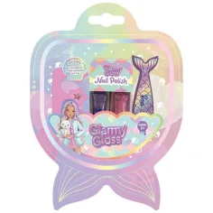 Luna: Glammy Gloss – Sada lakov na nechty s morskou pannou, 2 ks lakov na nechty a doplnkami obrázok 1