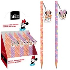 Luna: Minnie Myš grafitová ceruzka s gumou, v dvoch variantoch 1ks