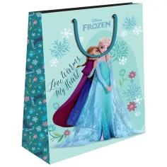 Luna: Disney Ľadové kráľovstvo darčeková taška s motívom Anny a Elzy 33x45x12cm