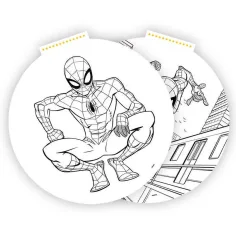 Luna: Kreatív 40 listový skicár s motívom Spidermana a samolepkami obrázok 2