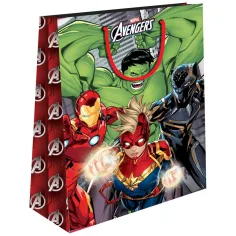 Luna: Marvel Avengers darčeková taška s motívom superhrdinov 26x32x12cm obrázok 2