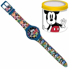 Luna: Analóg hodinky Mickey Mouse v kovovej darčekovej krabičke