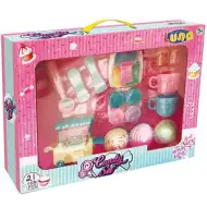 Luna: Muffin súprava s párty vozíkom 21 dielny set