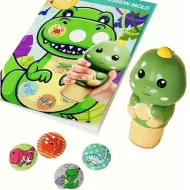 Luna: Sada 100 dinosaurusích nálepiek s pečiatkou s dinosaurom