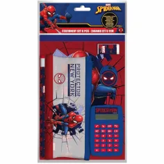 Luna: Sada písacích potrieb Spider-Man s kalkulačkou 6ks balenie