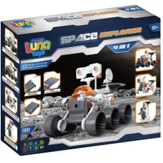 Luna: Space Explorer 4 v 1 138 dielny solárny prieskumný robot stavebnica obrázok 1