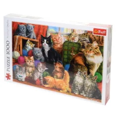 Mačacia schôdzka 1000-dielny puzzle - Trefl