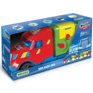 Magic Truck: Smetiarske auto s fluorescenčnými lampami 60cm - Wader