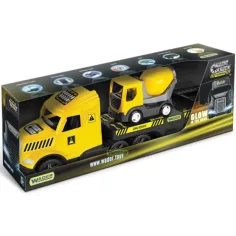 Magic Truck Technic kamión s miešačkou na betón 79 cm - Wader