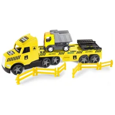Magic Truck Technic kamión s nákladným autom 79cm - Wader obrázok 2
