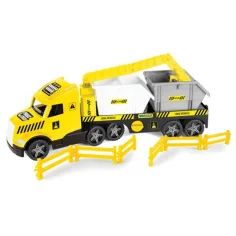Magic Truck Technic: Kamión s kontajnermi a svetlom 80 cm - Wader obrázok 2
