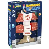 Magnetická raketa v bielej farbe
