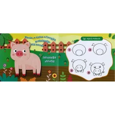 Magnetická tabuľa - Kresli zábavné farmárske zvieratá obrázok 3